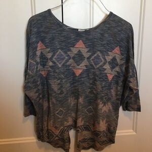 Girl’s size 10 Over the Top fancy top with sliced open lower back